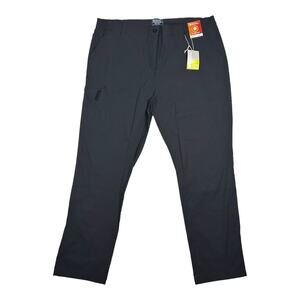 Mountain Warehouse Size 16 Hiker Stretch Trouser Pants UV Protection Black BNWD